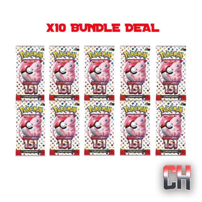 Pokemon S&V 151 Booster Pack Bundle x10