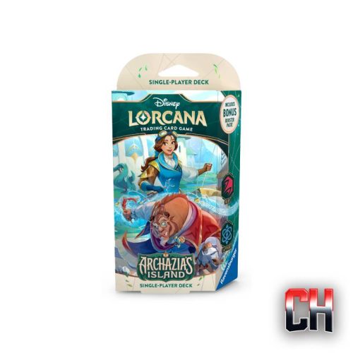 Disney Lorcana: Archazia's Island Starter Deck - Ruby & Sapphire (Belle & Beast)