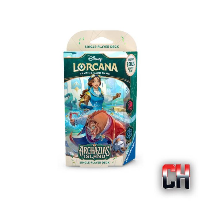 Disney Lorcana: Archazia's Island Starter Deck - Ruby & Sapphire (Belle & Beast)