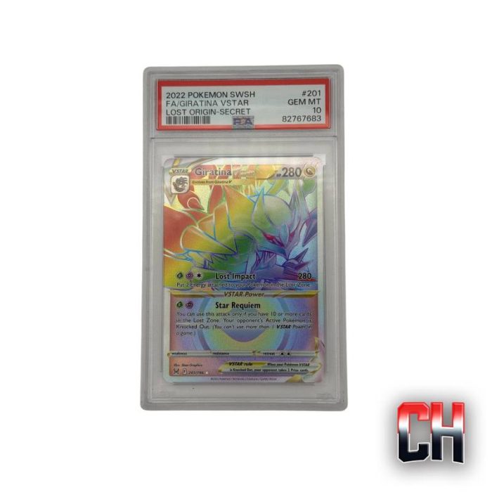 Giratina VSTAR Lost Origin Secret Rare #201 - PSA 10 GEM MT - 82767683