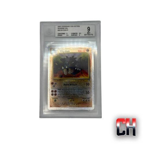 Rhydon Reverse Holo 2002 Legendary Collection #35 - Beckett 9 Mint - 0017791773