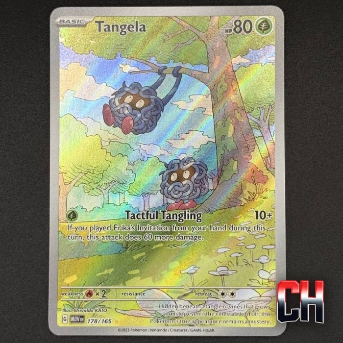 Tangela Illustration Rare S&V 151 #178 - Ungraded RAW Card - Near MT/MT - SKU:CHC012