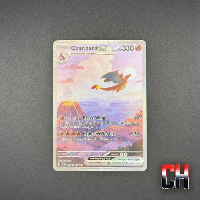 Charizard S&V 151 #199 Error Print / Mis-inked / Mis-printed - RAW Ungraded Card