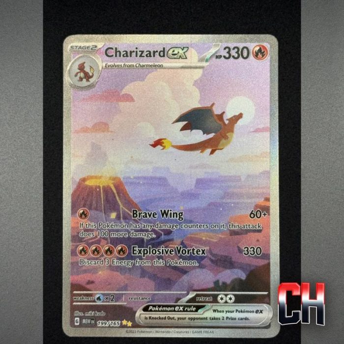 Charizard S&V 151 #199 Error Print / Mis-inked / Mis-printed - RAW Ungraded Card - Image 3