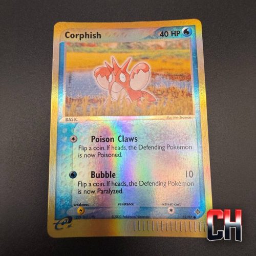Corphish #52 - Reverse Holo - EX Dragon - Ungraded Single - NM - CHC034