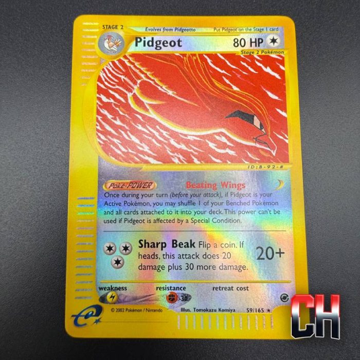 Pidgeot #59 Expedition - Ungraded Single - Light Played - CHC036
