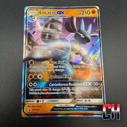 Lucario SM100 Black Star Promo - Ungraded Single - Near Mint - CHC042