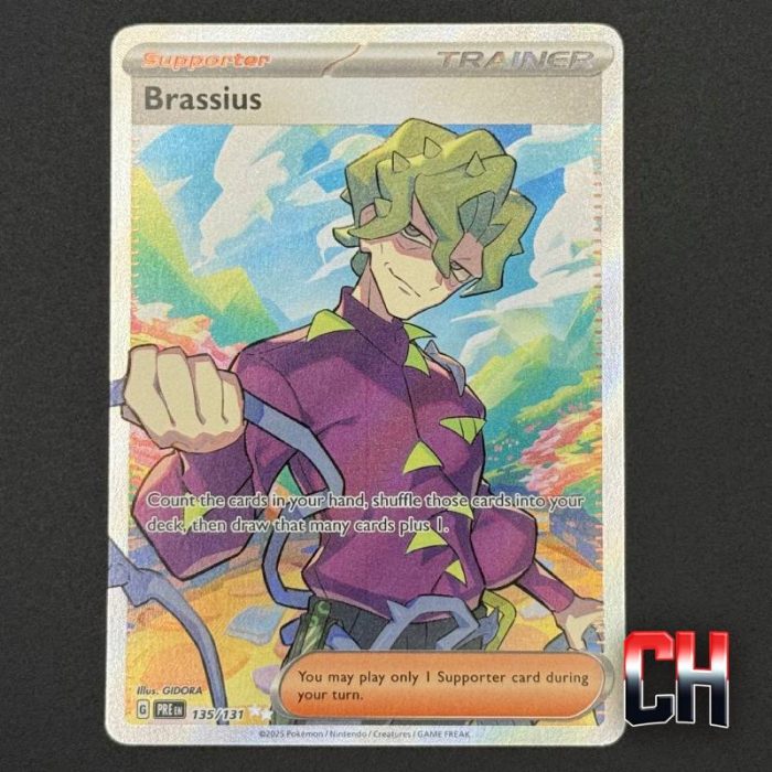 Brassius #135 Prismatic Evolutions - Ultra Rare - Ungraded Single - Near Mint+ - CHC047