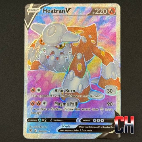 Heatran V #165 Astral Radiance - Ungraded Single Near Mint - CHC052