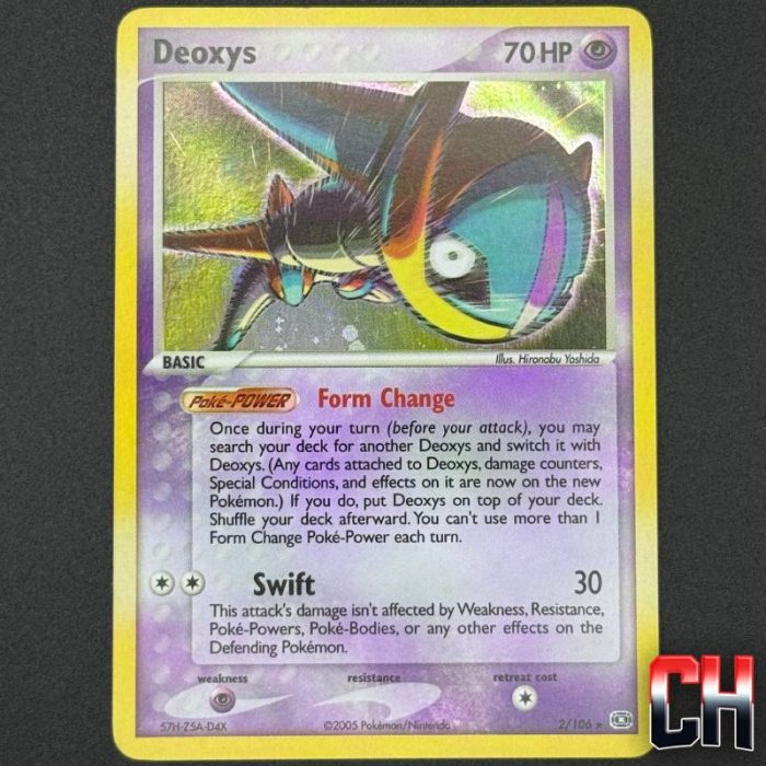 Deoxys #2 Emerald - Ungraded Single Near Mint - CHC056