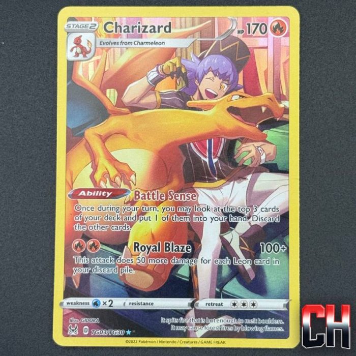 Charizard TG03 Lost Origin - Ungraded Single LP/NM - CHC057