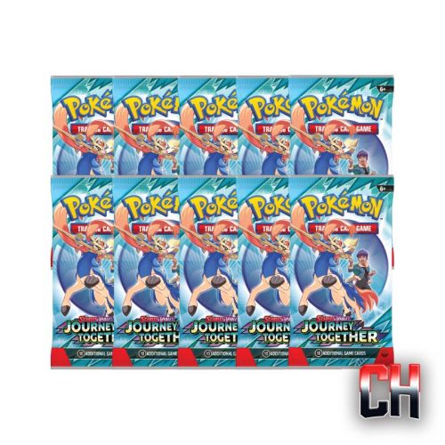 Pokemon Journey Together Booster Pack Bundle X10