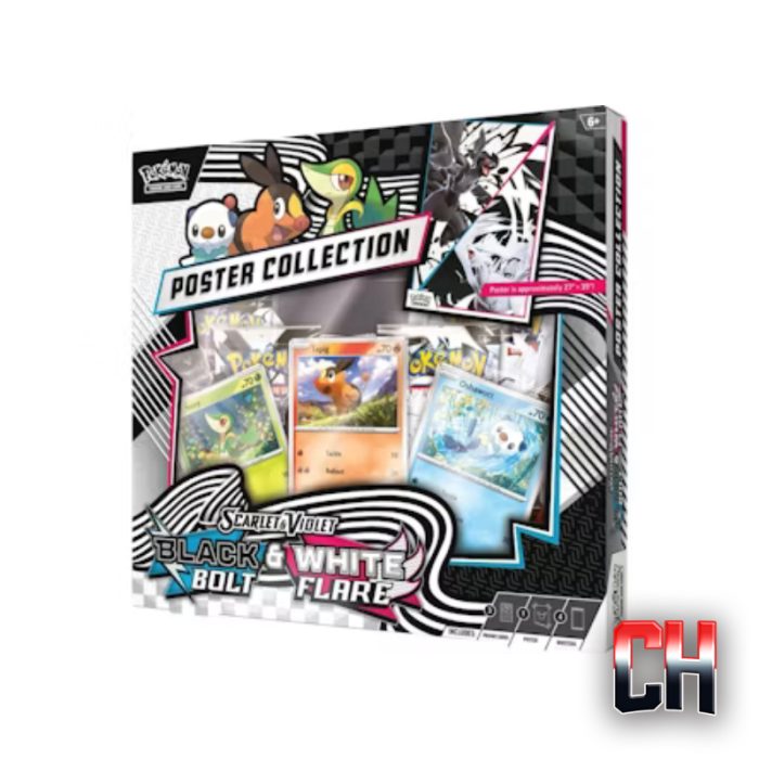 Pokemon Black Bolt & White Flare Poster Collection