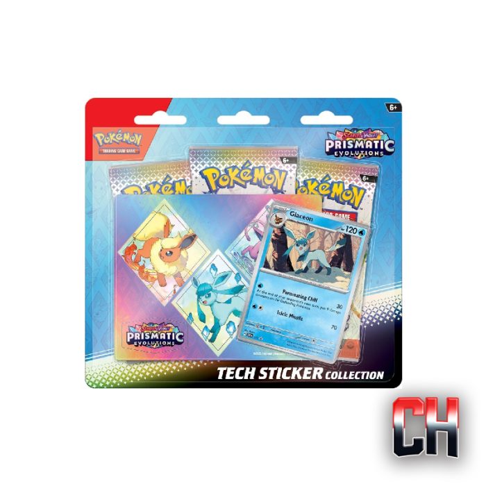 Prismatic Evolutions Glaceon Tech Sticker Collection
