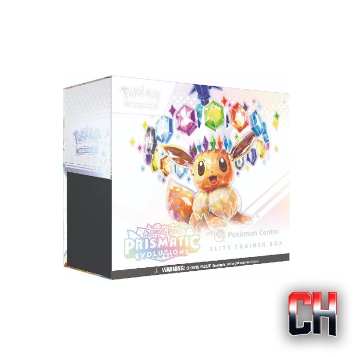 Prismatic Evolutions Elite Trainer Box - Pokemon Center Stamped
