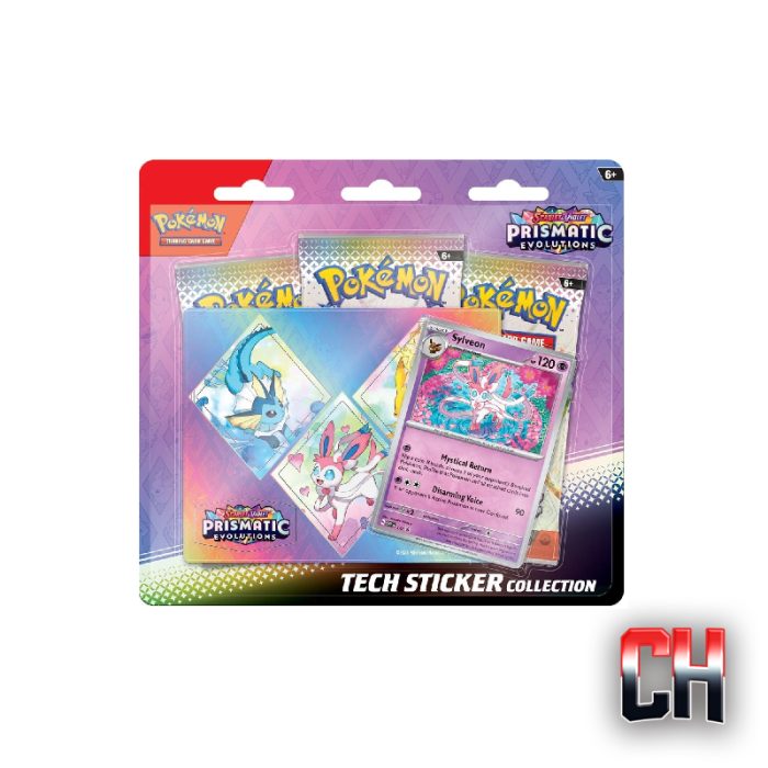 Prismatic Evolutions Sylveon Tech Sticker Collection