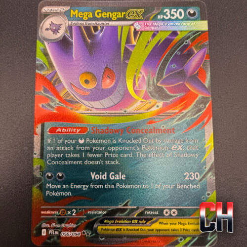 Mega Gengar ex Double Rare 056/094 Phantasmal Flames - Ungraded Single Card Near Mint - CHC399